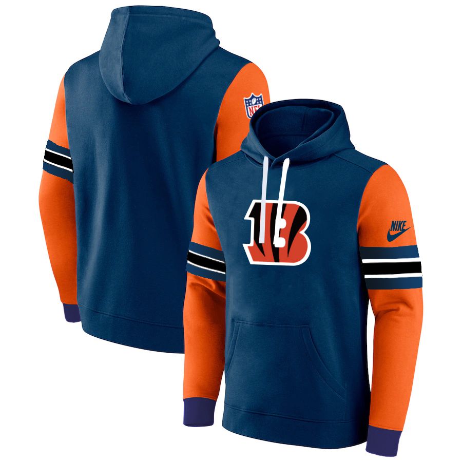 Men 2023 NFL Cincinnati Bengals blue Sweatshirt style 1031->cincinnati bengals->NFL Jersey